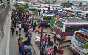 घटस्थापनापछि उपत्यकाबाट ३ लाख ४८ हजार यात्रु बाहिरिए