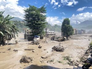 रसुवा बाढी: मृतकको सङ्ख्या १,३५५ पुग्यो, करिब ५ हजार अझै बेपत्ता
