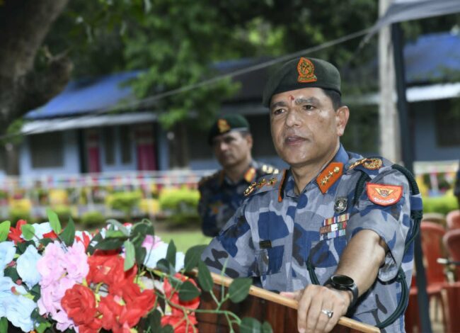 ‘असल नियतले काम गर्नु, संगठन सधैँ साथमा हुनेछ’- सशस्त्र प्रहरी महानिरीक्षक नारायण दत्त पौडेल