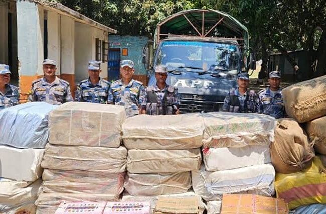 १ अर्ब ७५ करोड भन्दा बढीको चोरीपैठारी निकासी लगायतका सामान बरामद