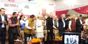 काँग्रेस संस्थापन इतर पक्षको राष्ट्रिय भेलामा सहभागी हुन पुगे देउवा 