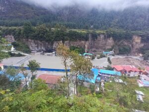 मनाङको चामेमा पहिरोले मर्स्याङ्दी नदी थुनियो 