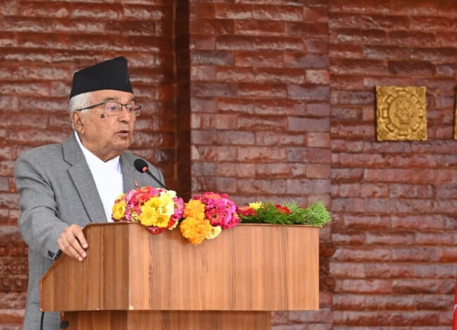 राष्ट्रपतिद्वारा राष्ट्रका नाममा सम्बोधन: राष्ट्रिय एकता र जलवायु न्यायका लागि आह्वान
