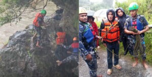 दरौंदीको खोंचमा फसेका ब्यक्तिको सकुशल उद्धार