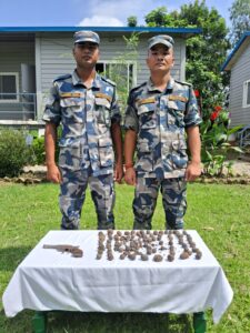 कैलालीमा पेस्तोल र चरेश बरामद