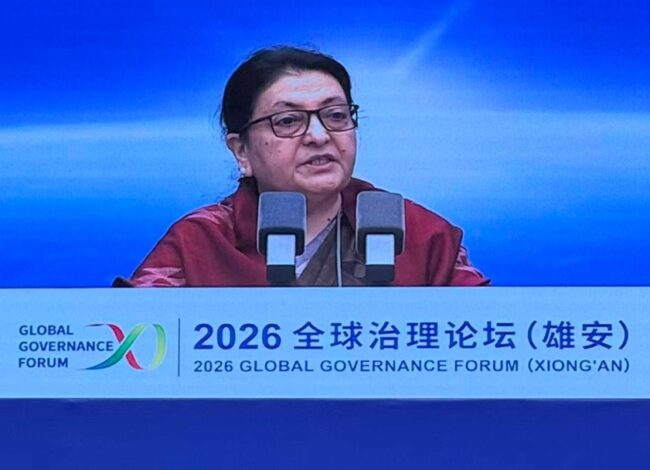 नेपालको जलवायु न्यायको मागलाई विश्व समुदायले गम्भीर रुपमा लिनुपर्छ: पूर्वराष्ट्रपति भण्डारी