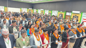 कांग्रेसका नवनिर्वाचित पदाधिकारी र केन्द्रीय सदस्यले लिए शपथ
