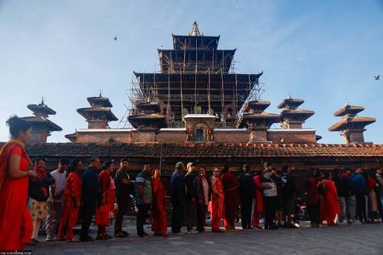 महानवमीका दिन मात्र खुल्ने तलेजु भवानीको दर्शन गर्न आज बिहानैदेखि भक्तजनको भिड 