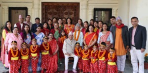 राष्ट्रपति पौडेलद्वारा नवकन्या पूजा